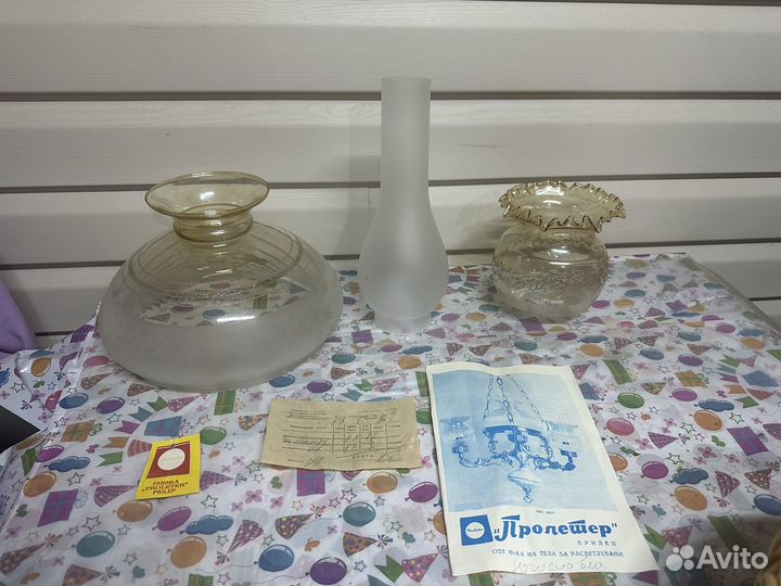 Винтажная бронзовая люстра СССР