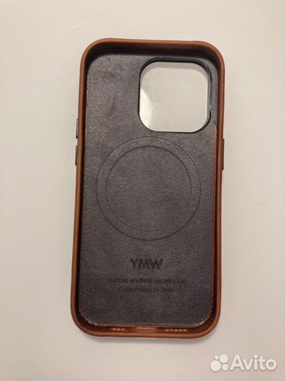 Новый чехол для iPhone 14 Pro из натуральной кожи