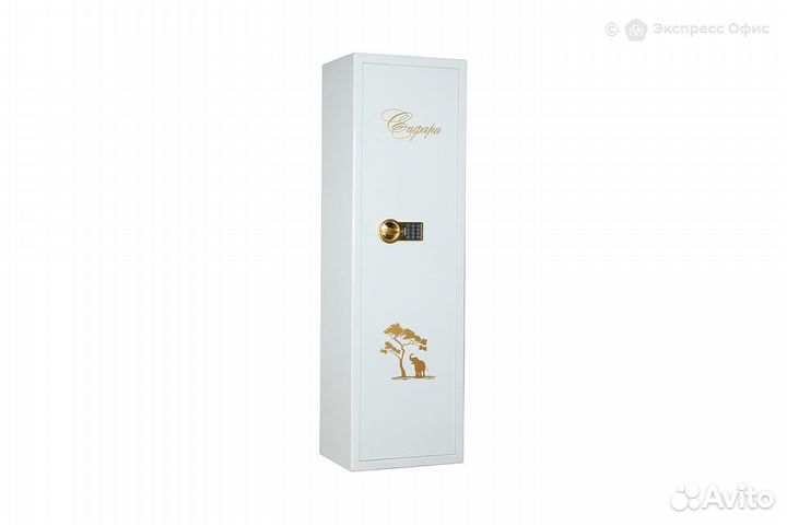 Оружейный сейф Valberg Сафари EL Gold (белый)