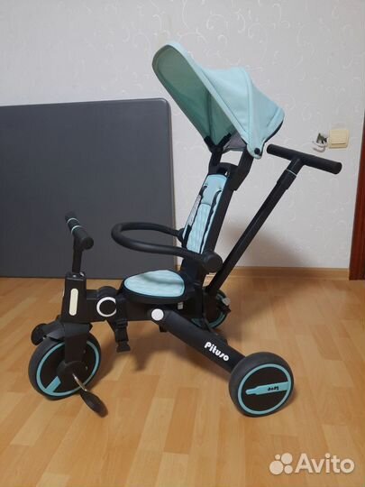 Детский трёхколёсный складной велосипед