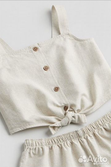 Новый комплект для девочки Н&М 128
