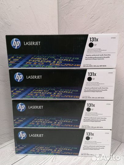 Картриджи оригинальные HP CF210X разные