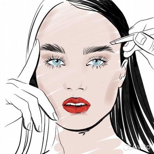 Портрет по фото в Procreate