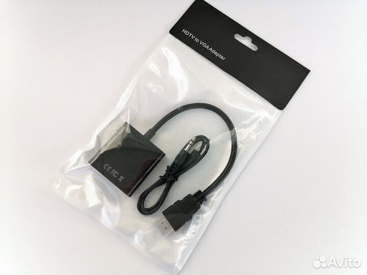 Адаптер Hdmi - VGA +Аудио кабель Новый