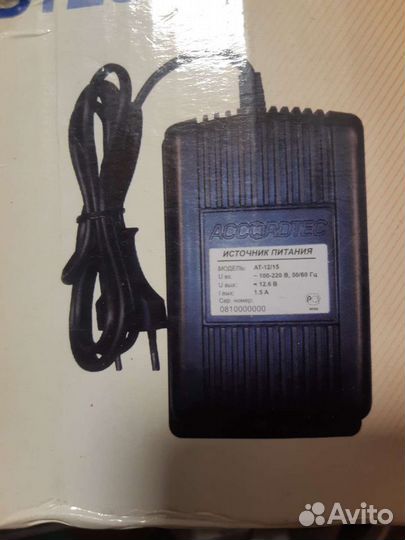 Блок питания 12v 1,5 a AccordTec