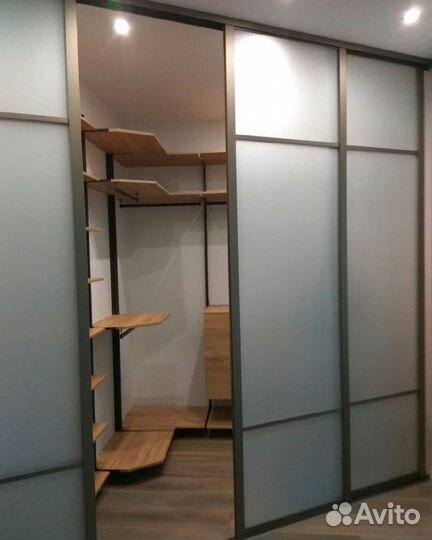 Гардеробная на заказ собственное производство