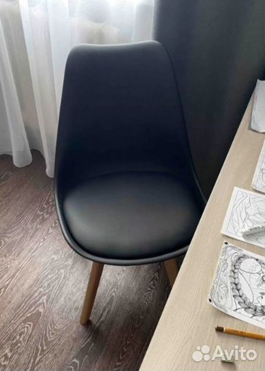 Черные стулья 4 шт