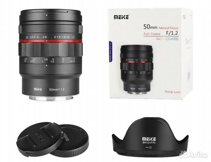 Объектив Meike 50mm F1.2 MF EF mount