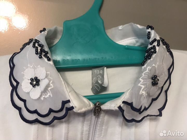 Блузка белая 134