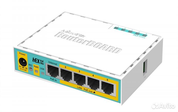 PoE маршрутизатор MikroTik hEX PoE lite (RB750UPr2