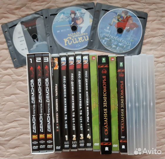 DVD диски Аниме, Хаяо Миядзаки и др