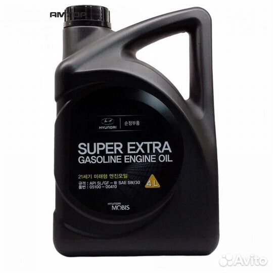 Hyundai-KIA 0510000410 Масло моторное Hyundai/KIA