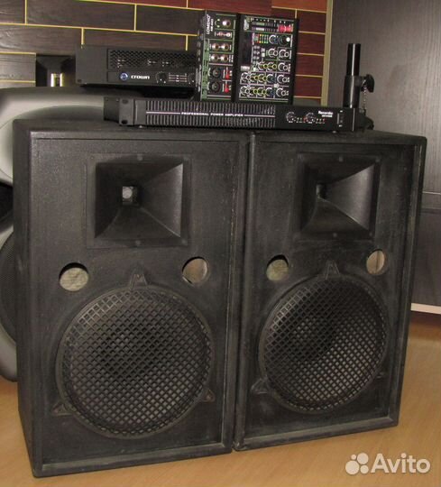 Колонки Frank Audio 1000W Pro Усилител Микшер 99FX