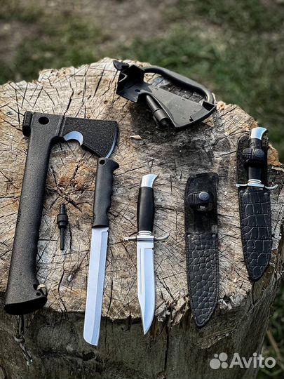 Нож финка нквд топор