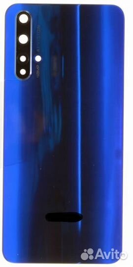 Задняя крышка для Honor 20 Синяя (со стеклом камер