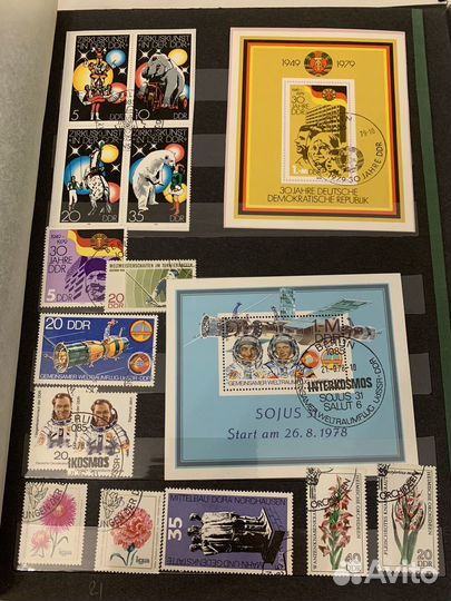 Винтаж Марки ГДР 1970-е