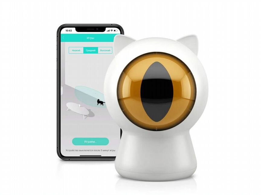 Умная игрушка для кошек Petoneer Smart Dot (PTY010