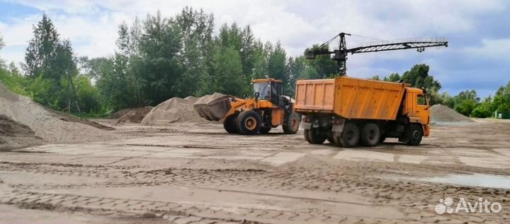 Песок, Щебень