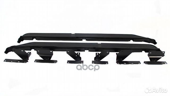 Пороги с резиновой накладкой Discovery 3.4 Land