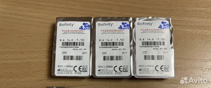 Линзы контактные Biofinity
