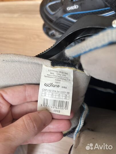 Ролики oxelo 43 р