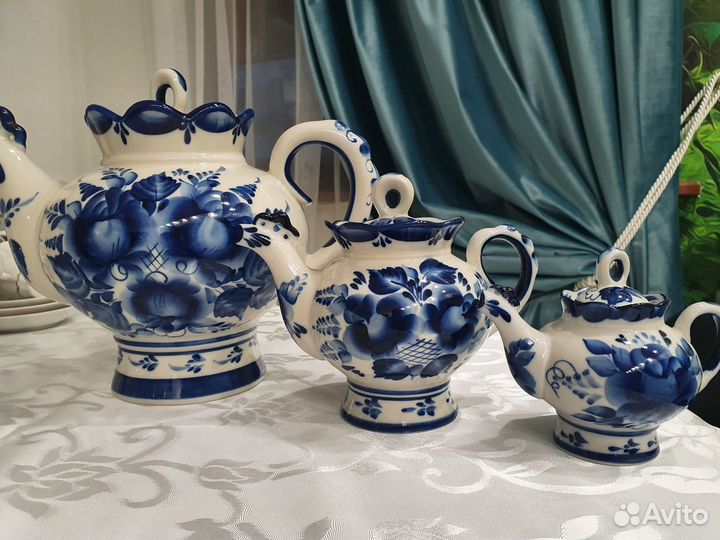 Набор из 3-х чайников 