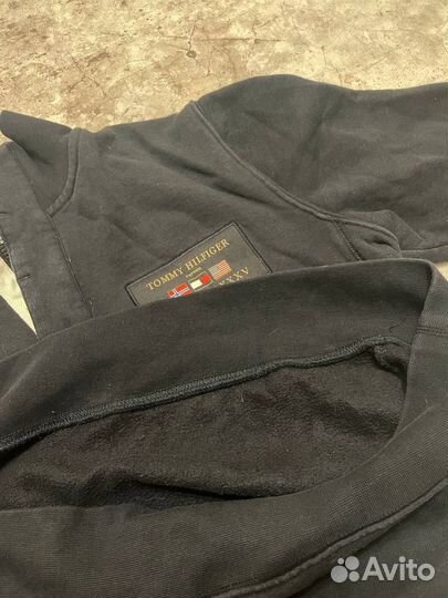 Tommy hilfiger свитер 1/4 zip polo ralph lauren