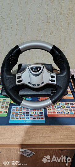 Игровой руль для пк б/у