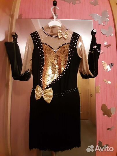 Платье для фигурного катания 140-152