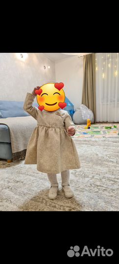 Нарядное платье для девочки 80