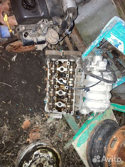 Продам двигатель бу с daewoo нэксии на запчасти