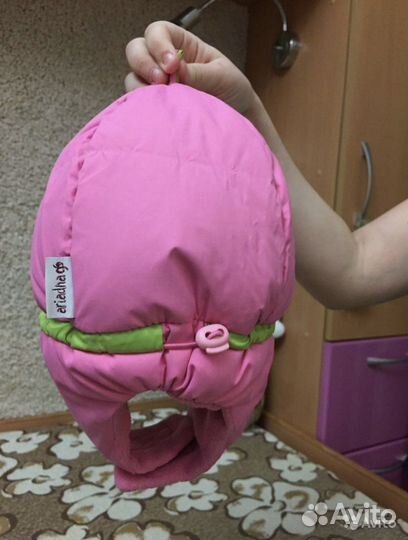 Шапка детская на пуху р.53