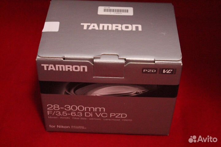 Tamron 28-300mm f/3.5-6.3 VC PZD Новый
