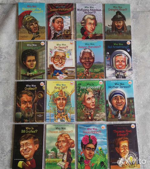 Серия из 160 книг на английском : Who was