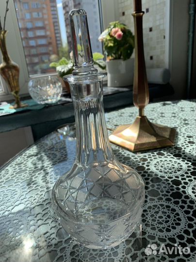 Штоф графин хрустальный