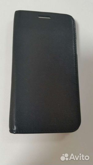 Чехол книжка на телефон. Натуральный