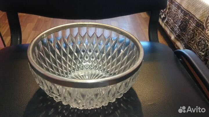 Салатник хрусталь СССР