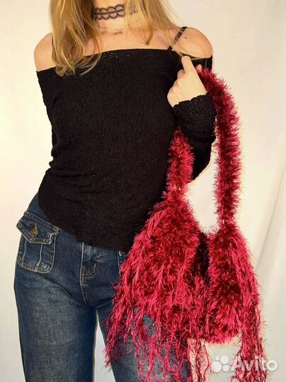 Сумка пушистая