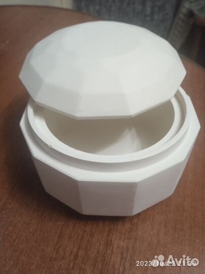 Гипсовая шкатулка