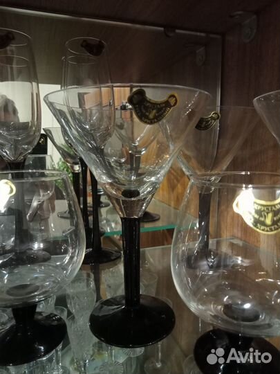 Набор бокалов для алкоголя хрусталь
