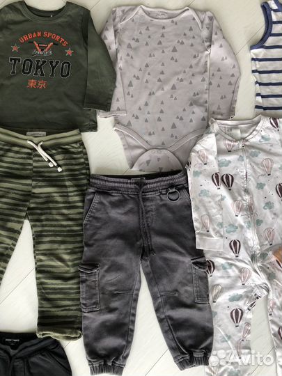 Пакет детских вещей zara next hm