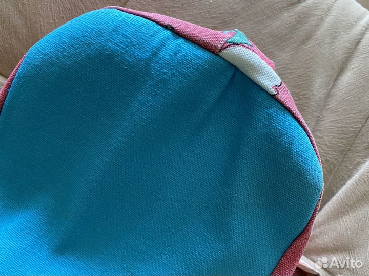 Сумка пляжная текстиль и пайетки