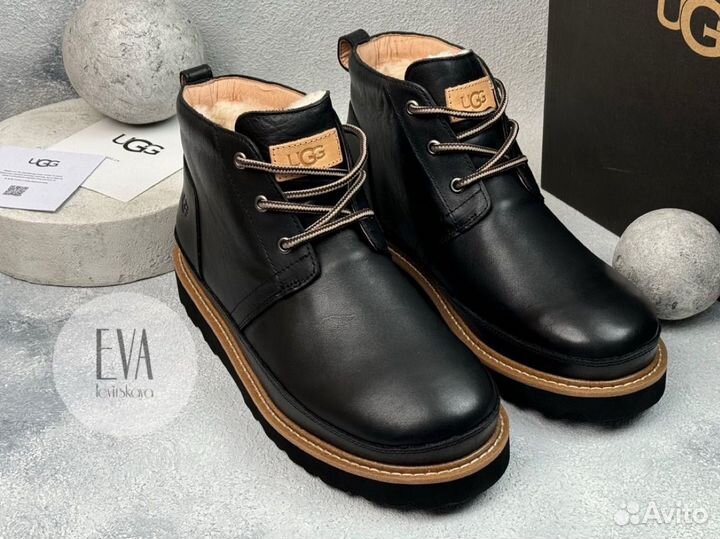 Мужские ботинки Ugg Neumel Gentleman Leather Black