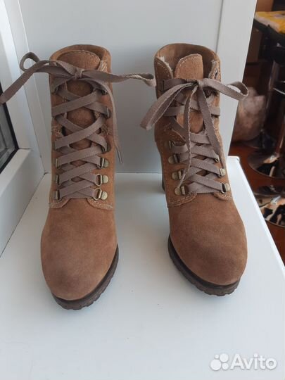 Ботильоны натуральный замша 37