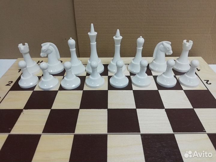 Шахматы СССР Большие фигуры пластик