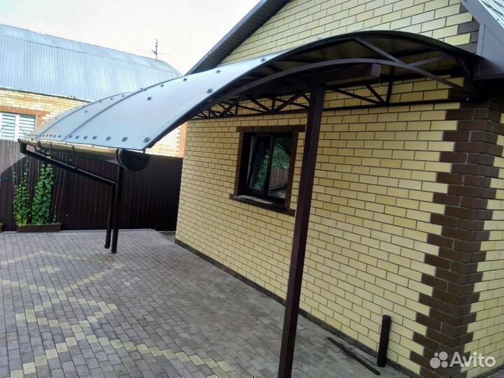Навесы в стиле Х-тек/По Вашим размерам