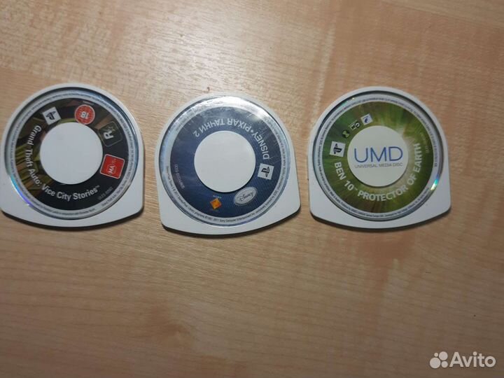 Диски с играми на PSP