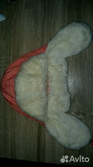 Шапка-ушанка для девочки 54 р-р