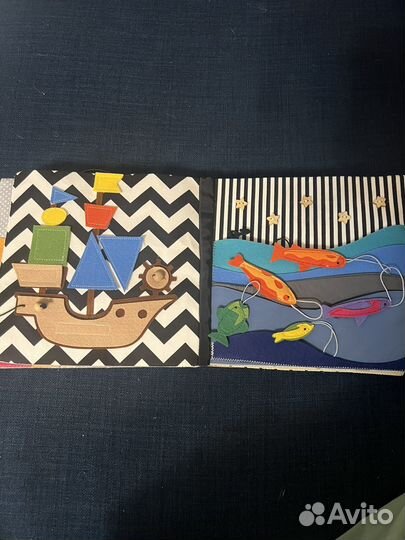 Palamboo книга тряпичная