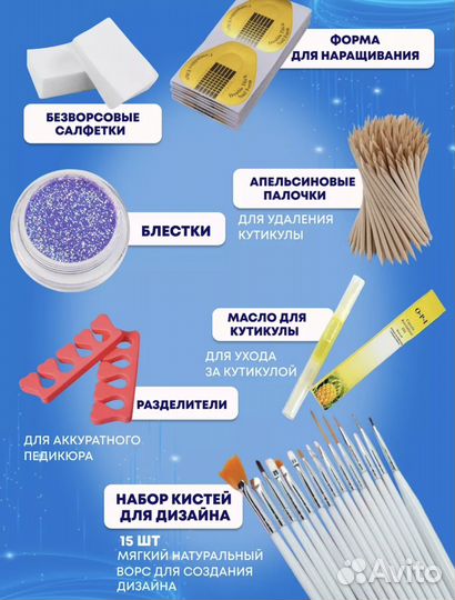 Набор для наращивания ногтей